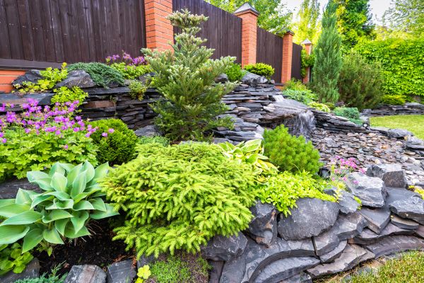 Stone Garden Installation in Thousand Oaks