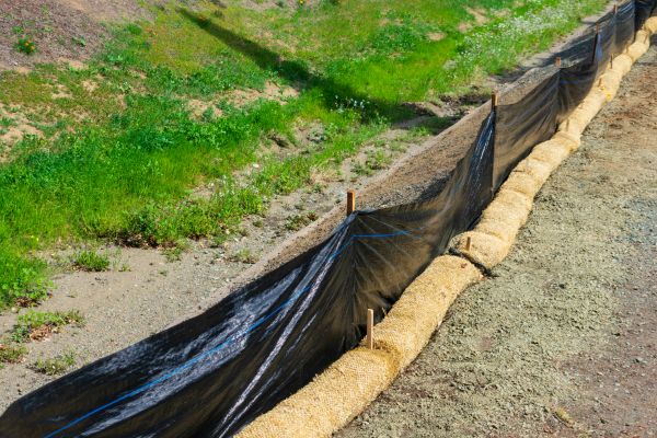 Straw Wattle Installation in Thousand Oaks